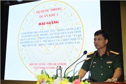 Quân khu tập huấn công tác tham mưu tác chiến năm 2024